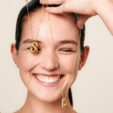Bubble Letter Necklace - SELEN JEWELS
