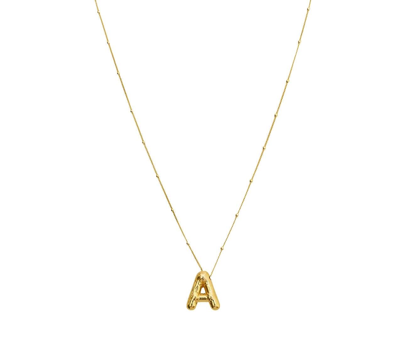 Bubble Letter Necklace - SELEN JEWELS