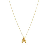 Bubble Letter Necklace - SELEN JEWELS