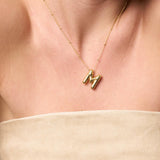 Bubble Letter Necklace - SELEN JEWELS