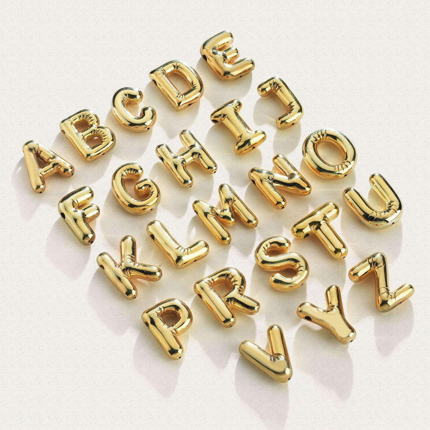 Bubble Letter Necklace - SELEN JEWELS