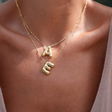 Bubble Letter Necklace - SELEN JEWELS