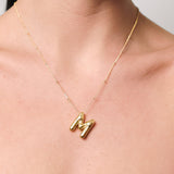 Bubble Letter Necklace - SELEN JEWELS