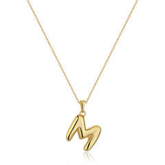 Bubble Letter Necklace - SELEN JEWELS