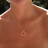 Horseshoe Ring Holder Necklace