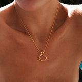 Horseshoe Ring Holder Necklace