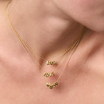 3D Bubble Letter Nameplate Necklace - SELEN JEWELS