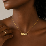 Custom Name Plate Necklace