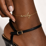 The Nameplate Anklet
