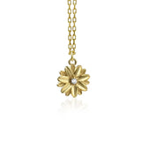 Birth Flower Necklace with Birth month stone