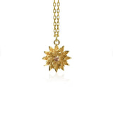 Birth Flower Necklace with Birth month stone