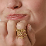 Bubble Letter Ring - SELEN JEWELS