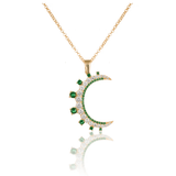 Moon Crescent Necklace - SELEN JEWELS