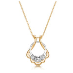 Scallop Ring Holder Necklace - SELEN JEWELS